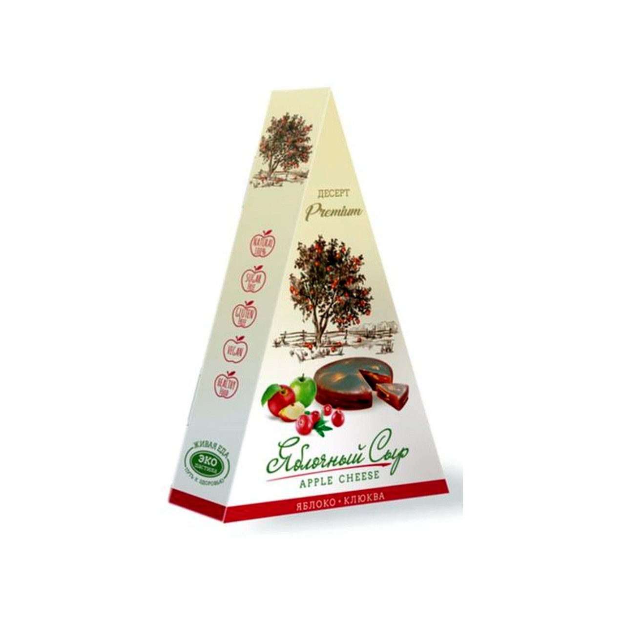 Яблочный сыр Белевский "С Клюквой" — фото 3 | NaturSlad