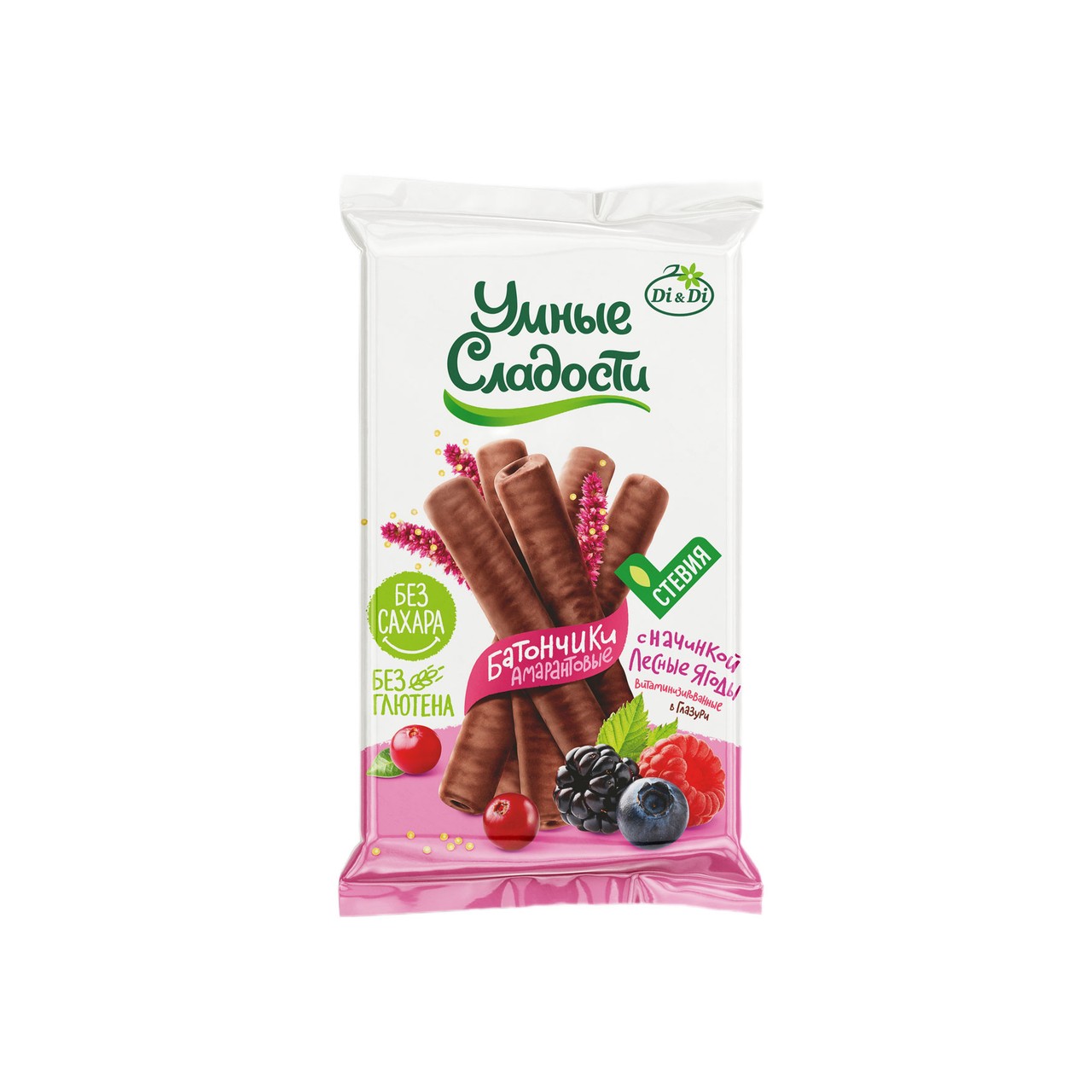 Батончик "Умные сладости" Лесная ягода в глазури