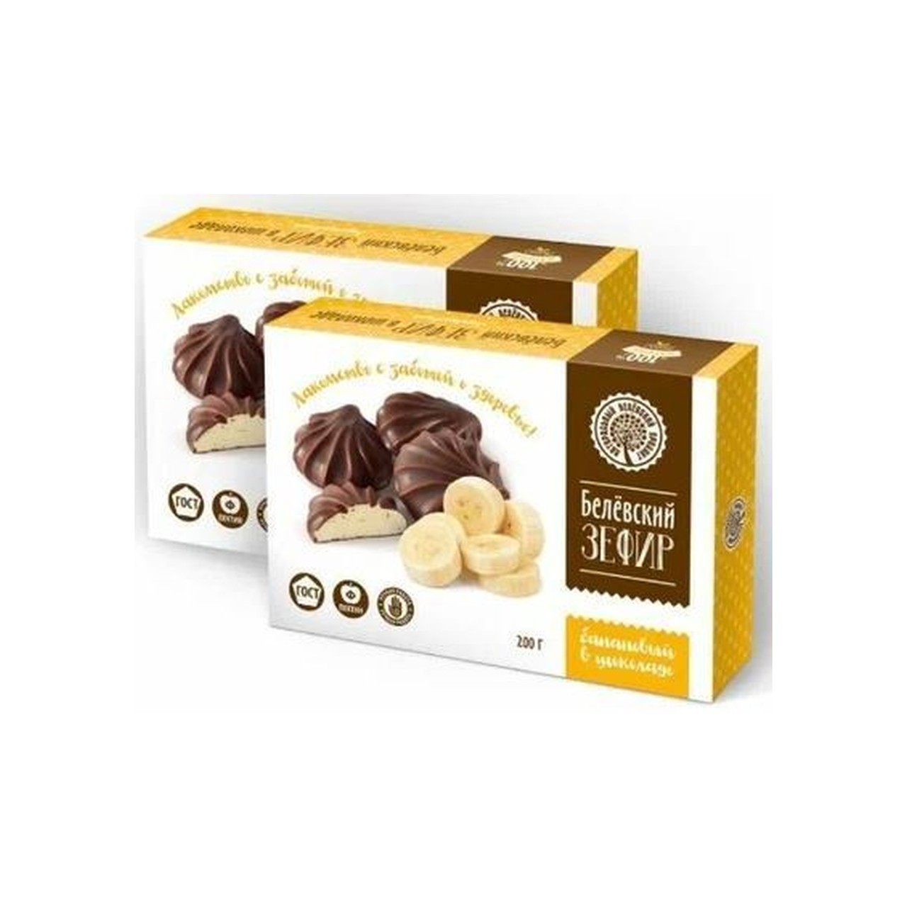 Белевский зефир "Банан в шоколаде"