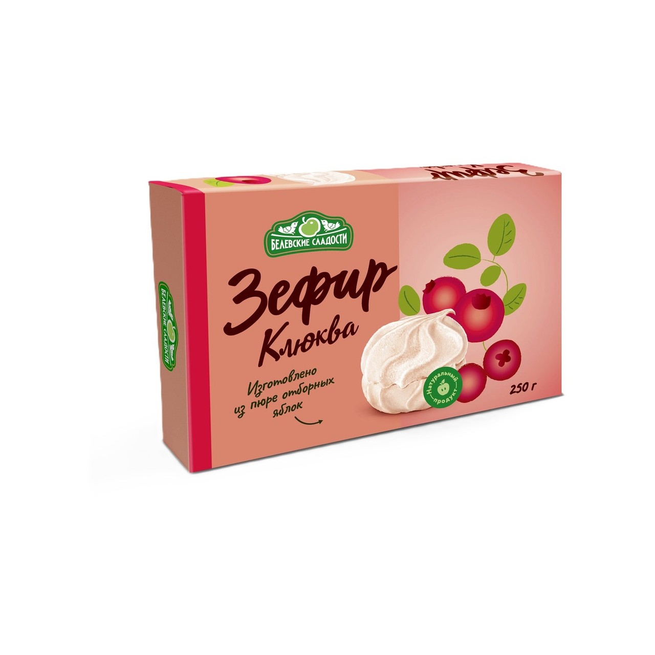 Белевский зефир "Клюквенный" (Натуральный)
