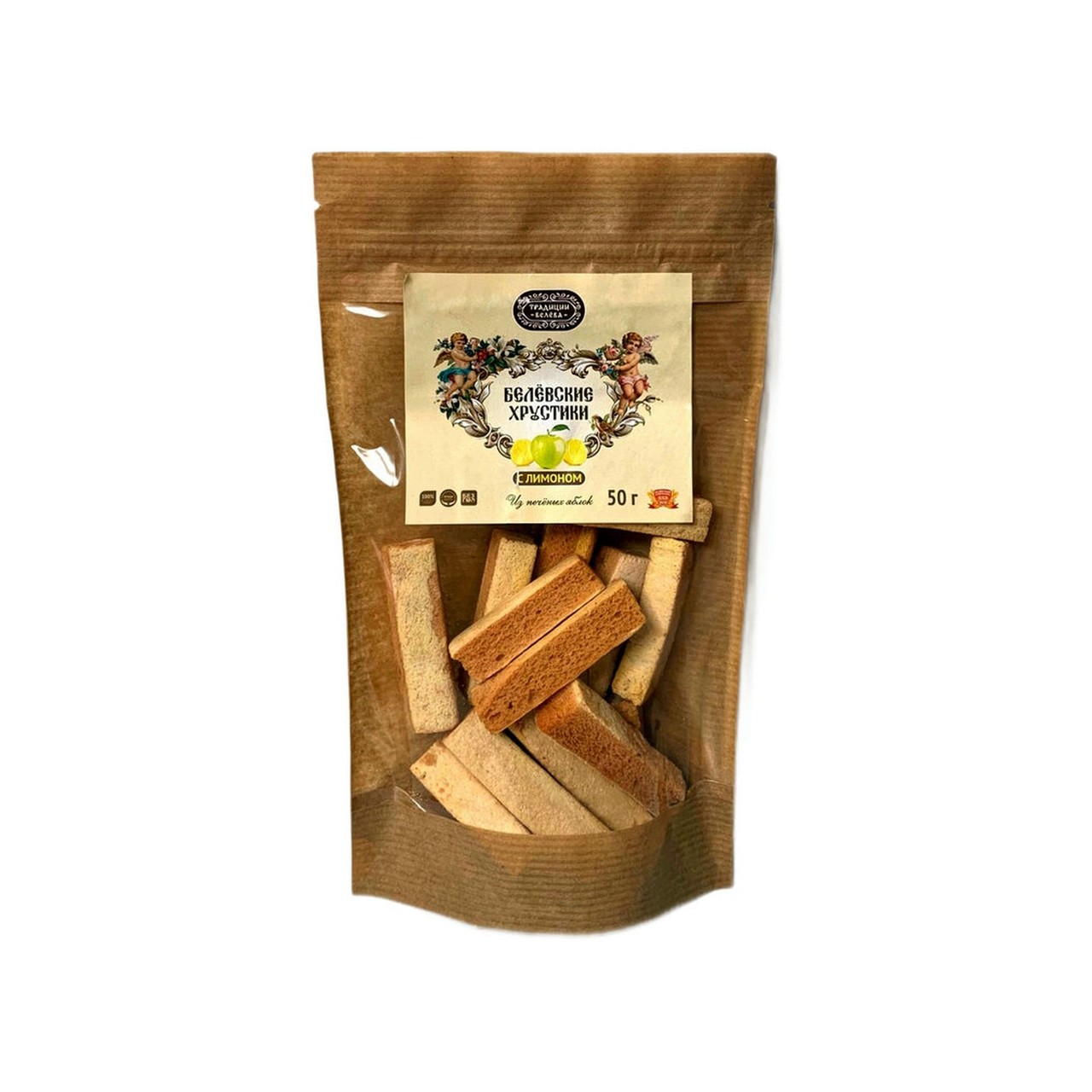 Хрустики "Традиции Белева" Лимонные (без сахара)