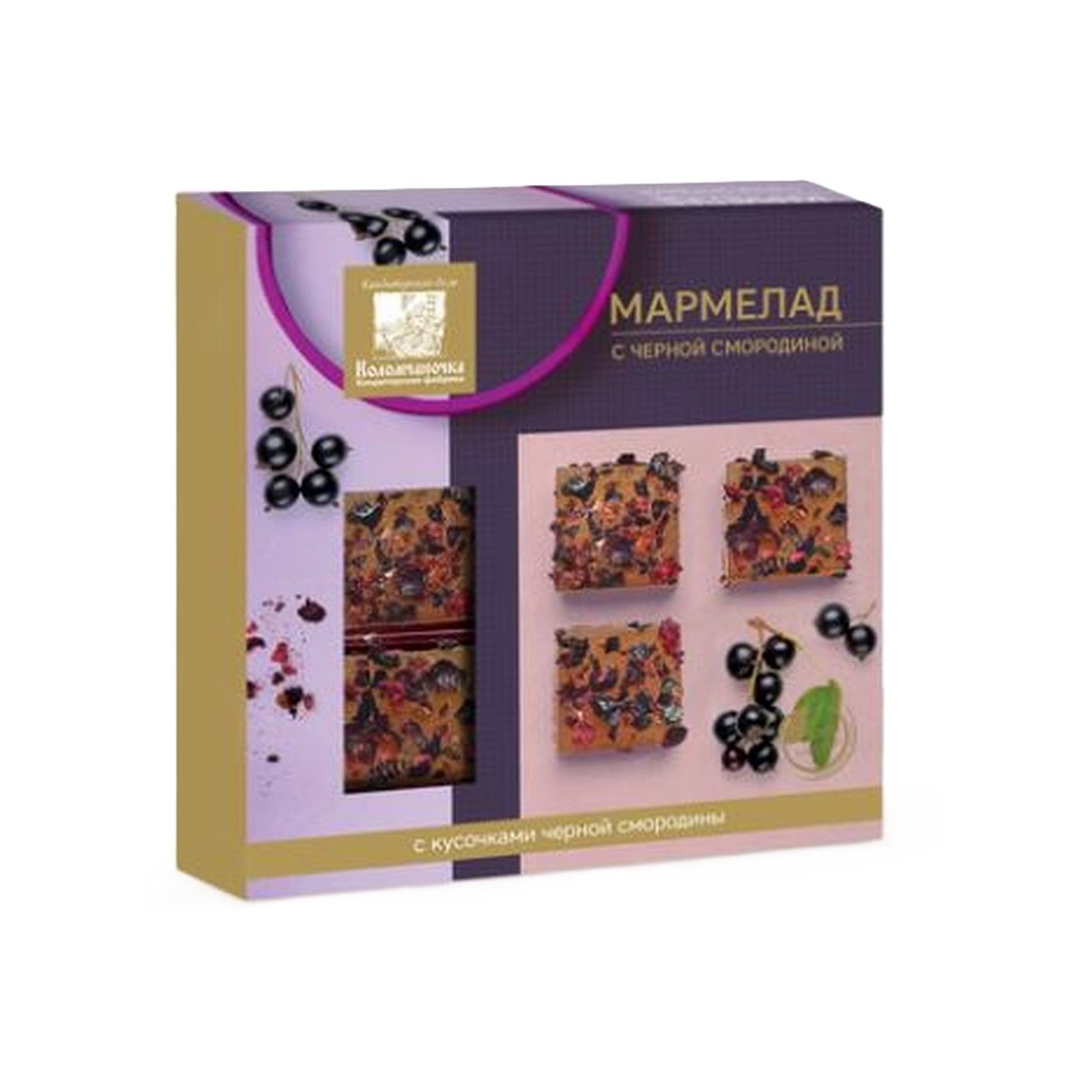Мармелад Белевский "Черная смородина" (Резанный)