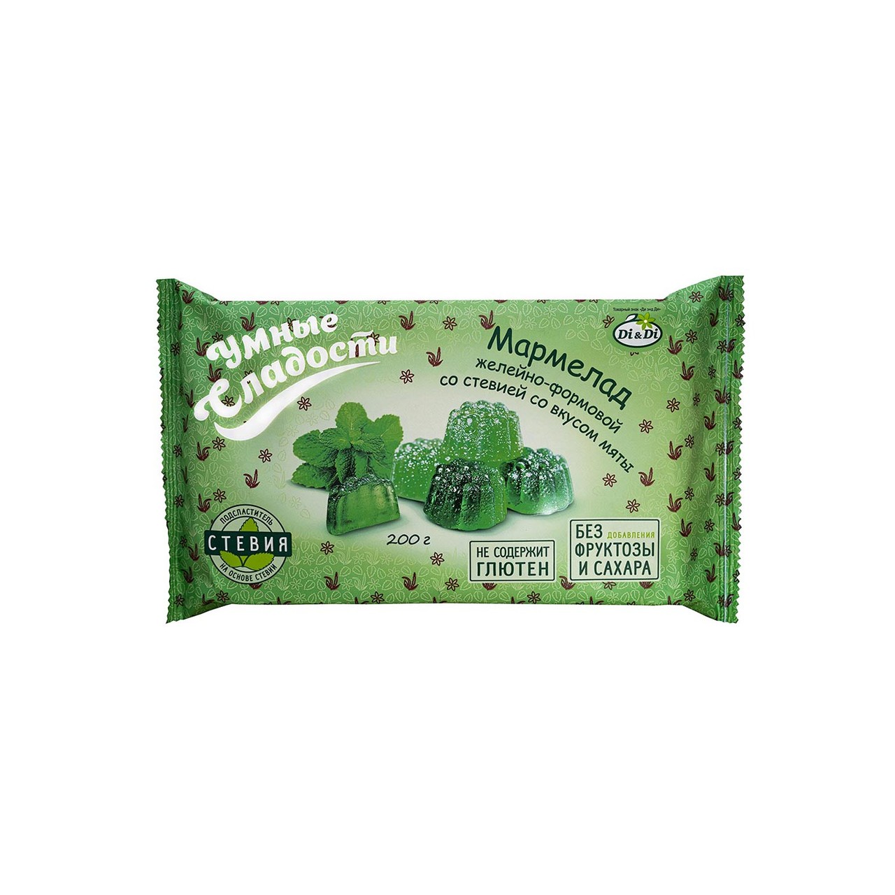 Мармелад "Умные сладости" Мятный (без сахара)
