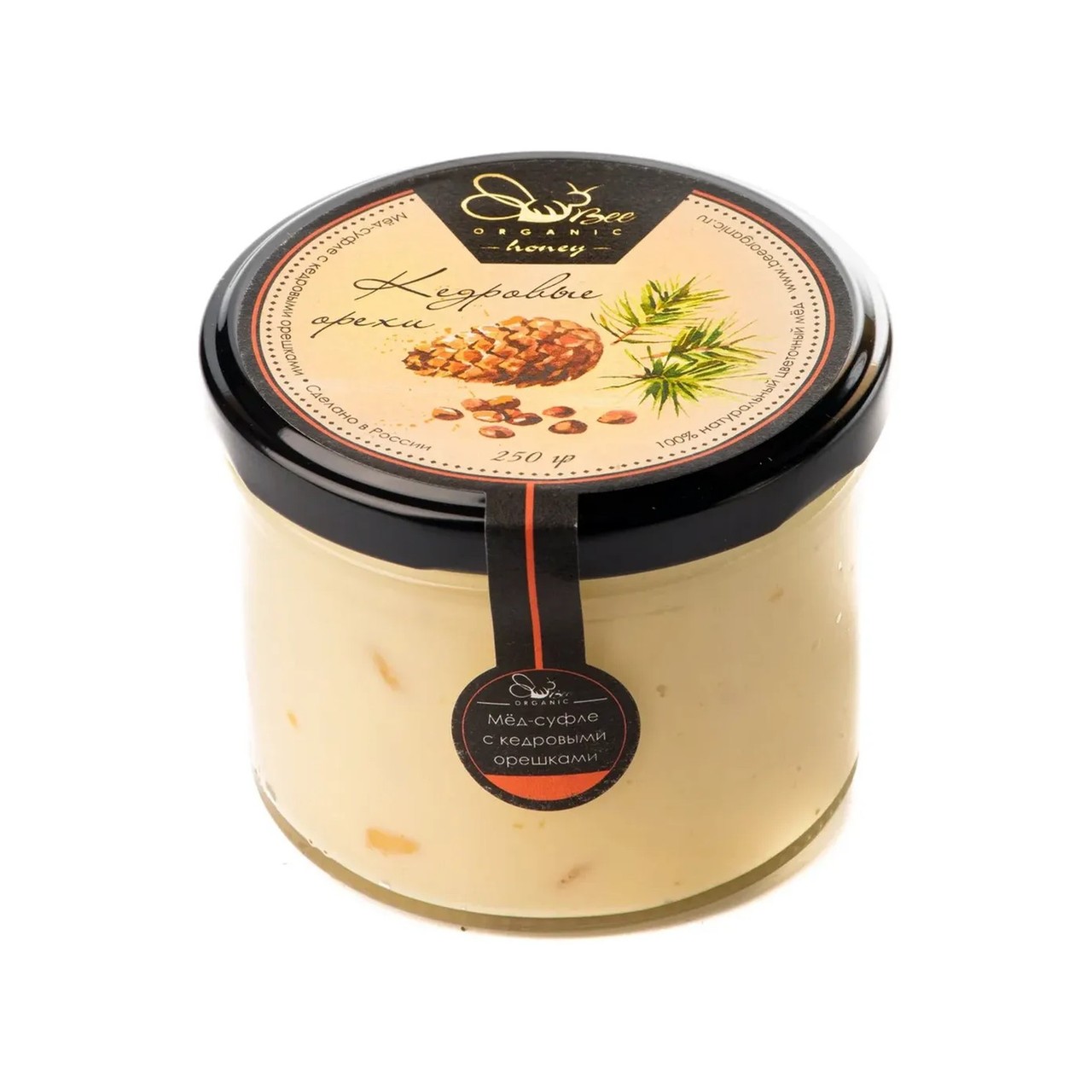 Мед-суфле "Кедровый орех" (Крем-мед)