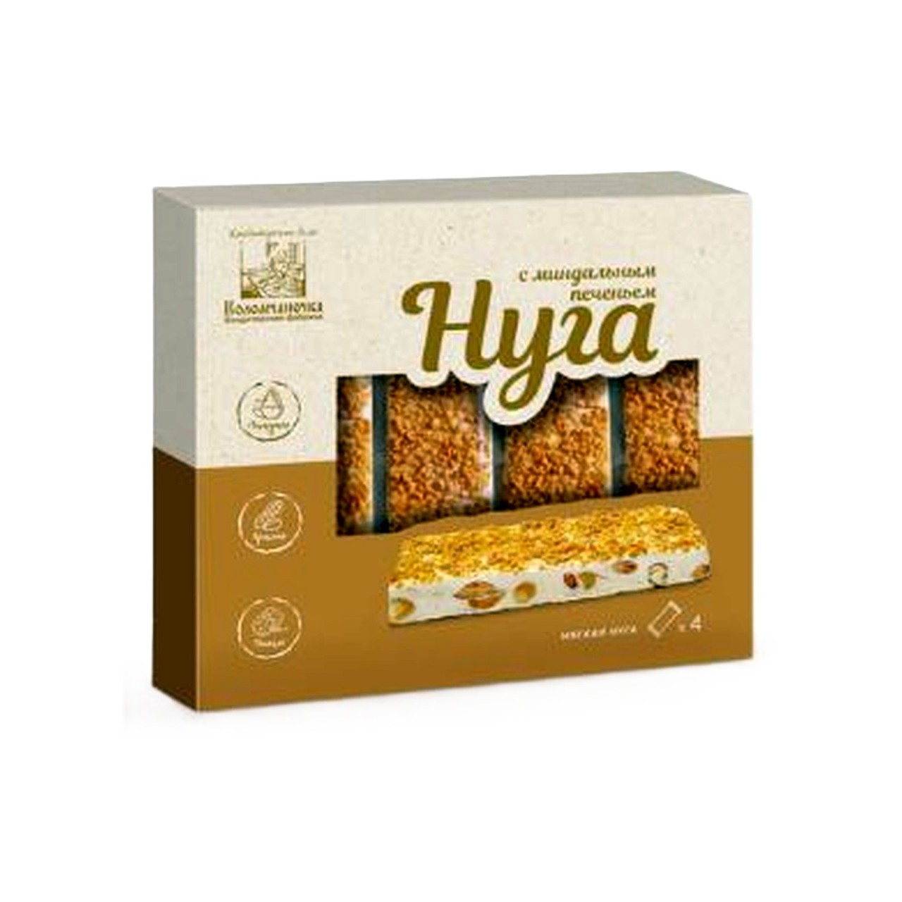 Нуга Белевская "С миндальным печеньем" — фото 2 | NaturSlad