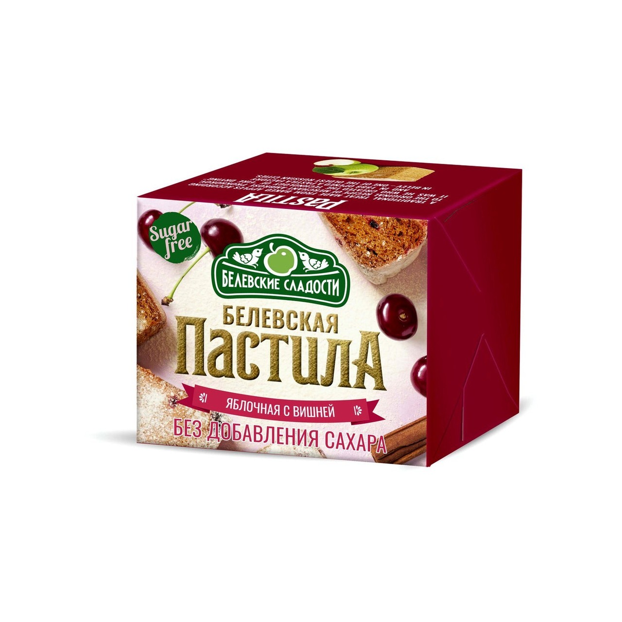 Пастила Белевская "Яблоко с Вишней" без сахара