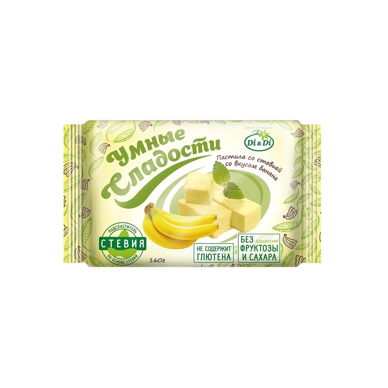 Пастила "Умные сладости" Банановая (без сахара)